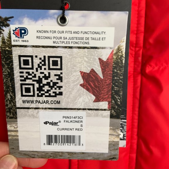 Pajar Falkoner Men's Quilted Puffer Vest Current Red Size S - Picture 3 of 13